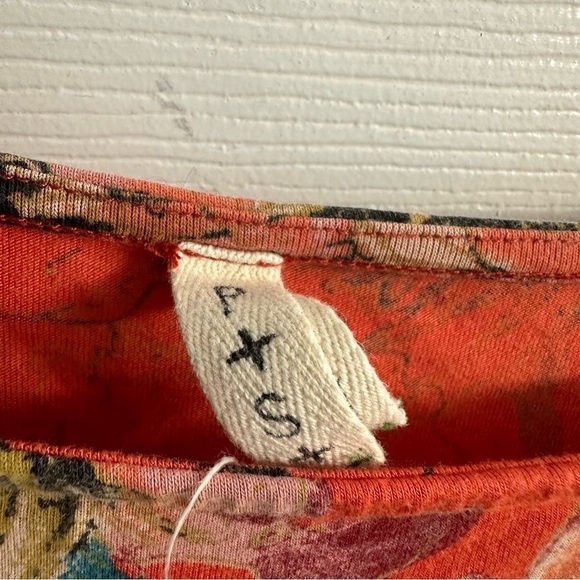 Free People Blouse Bell Sleeves Flare Floral Whimsigoth Fairy Boho Size Small - Picture 6 of 8